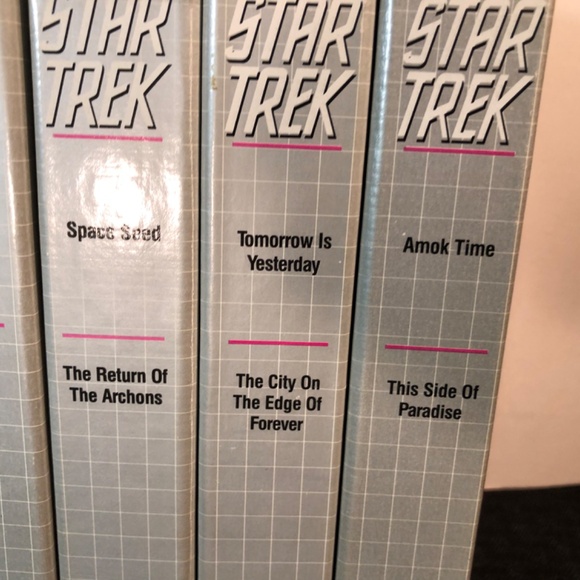 Lot 7 Star Trek VHS tapes CBS video - Picture 3 of 16
